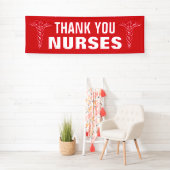 大きい感謝してい場合は、カドゥセウス記号を使用してナースに署名 横断幕 (インサイチュ)