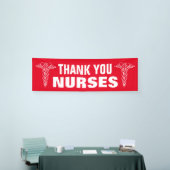 大きい感謝してい場合は、カドゥセウス記号を使用してナースに署名 横断幕 (トレードショー)