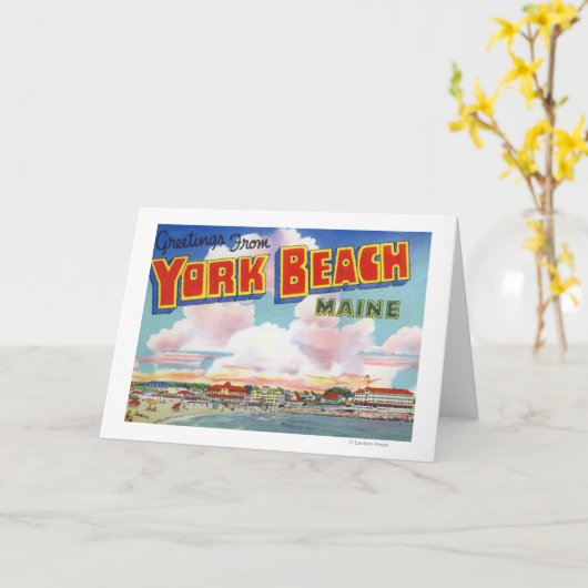 大きい手紙場面、挨拶からの カード (黄色い花)