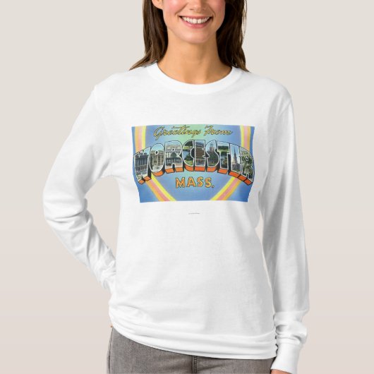 大きい手紙場面- 2からの挨拶 Tシャツ (正面)
