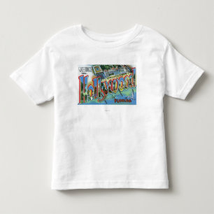 大きい手紙場面、3からの挨拶 トドラーTシャツ