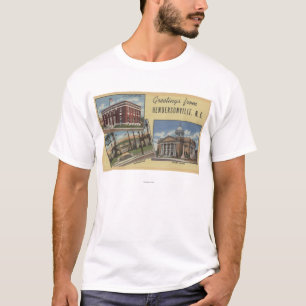 大きい手紙場面- Hendersonville、NC Tシャツ