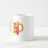 大きい抱擁マグ コーヒーマグカップ (正面左)