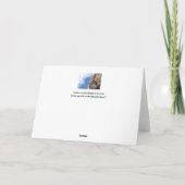 大きい挨拶状を考えて下さい カード (裏面)