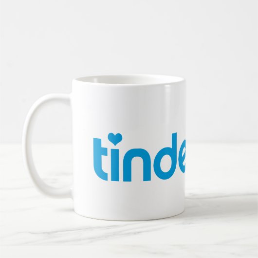 大きい文字とのTinderfella コーヒーマグカップ (左)