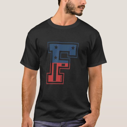 大きい文字F Tシャツ (正面)