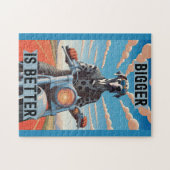 大きい方が良い:大きなダンはバイクに乗って ジグソーパズル (横)