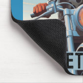 大きい方が良い:大きなダンはバイクに乗る マウスパッド (コーナー)