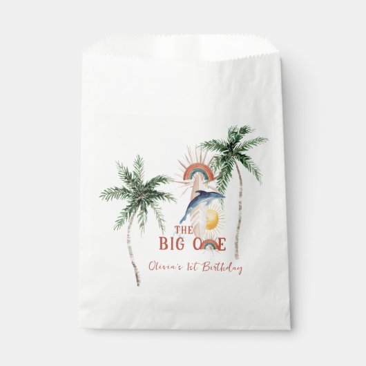 大きい方 |レトロサマーサーフ誕生日 フェイバーバッグ (正面)