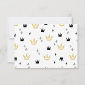 大きい方 |悪名高い90の最初の誕生日パーティー サンキューカード (裏面)