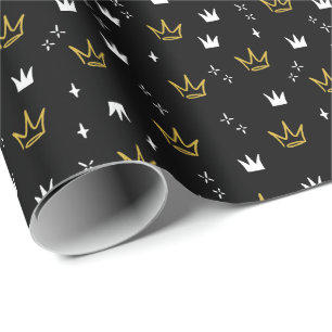 大きい方  悪名高い90の最初の誕生日パーティー ラッピングペーパー