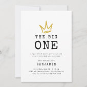 大きい方 |悪名高い90の最初の誕生日パーティー 招待状 (正面)