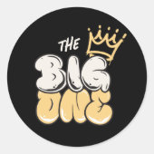 大きい方 | 悪名高い90年代の最初の誕生日パーティー ラウンドシール (正面)