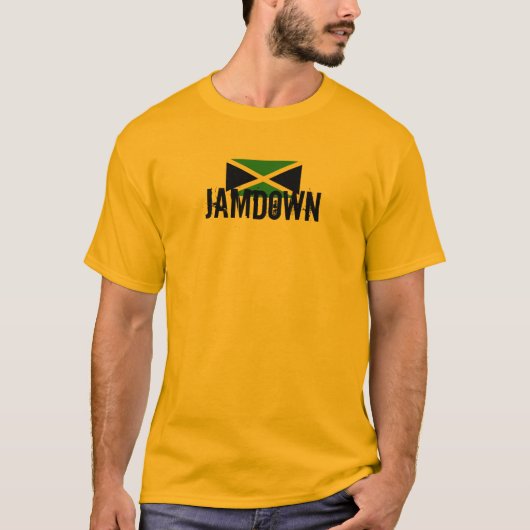 大きい旗、JAMDOWN Tシャツ (正面)