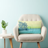 大きい日没のハワイのリバーシブルの腰神経の枕 ランバークッション (椅子)