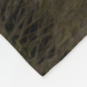 大きい日没のフリースブランケットの象 フリースブランケット (角)