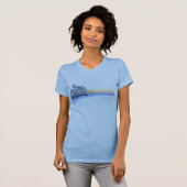 大きい日没の女性ティー Tシャツ (正面フル)