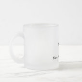 大きい曇らされたコーヒー・マグ フロストグラスマグカップ (左)