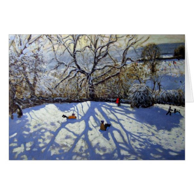 大きい木およびtobogganers Youlgreave (正面横)