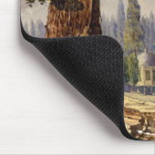 大きい木の果樹園の2人の歩哨、 マウスパッド (コーナー)