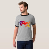 大きい植物のロゴのワイシャツ-前部 Tシャツ (正面フル)