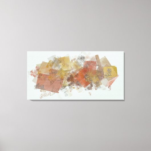 大きい正方形V キャンバスプリント (正面)