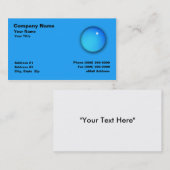 大きい水低下 名刺 (正面/裏面)