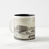 大きい池の表現のステージ ツートーンマグカップ (正面左)