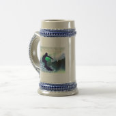 大きい波のサーファー ビールジョッキ (正面左)