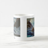 大きい波及び朝のブレーカのマグ コーヒーマグカップ (中央)