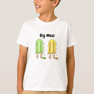大きい混乱のアイスキャンデーはTシャツをからかいます Tシャツ