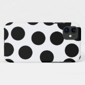 大きい点。 白黒パターン Case-Mate iPhoneケース (裏面(横))