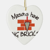 大きい煉瓦 セラミックオーナメント (右)