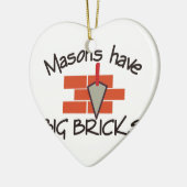 大きい煉瓦 セラミックオーナメント (左)