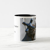 大きい熱湯のマグ ツートーンマグカップ (中央)