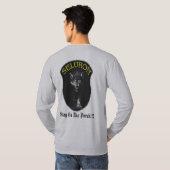 大きい犬と…走ることができなければ Tシャツ (裏面フル)