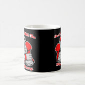 大きい犬の黒を台なしにしないで下さい コーヒーマグカップ (中央)