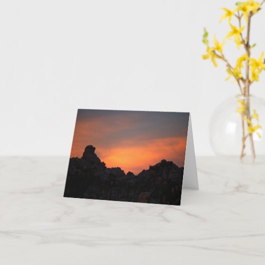 大きい犬 カード (黄色い花)