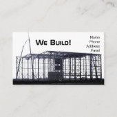 大きい産業鉄骨構造の建築 名刺 (正面)