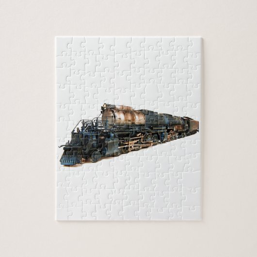 大きい男の子の蒸気機関車 ジグソーパズル (縦)