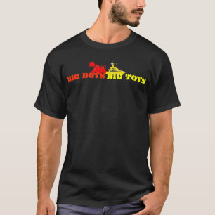 大きい男の子、大きいおもちゃ Tシャツ