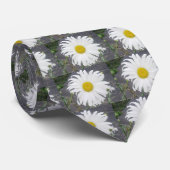 大きい白いデイジーのタイ ネクタイ (ロール)