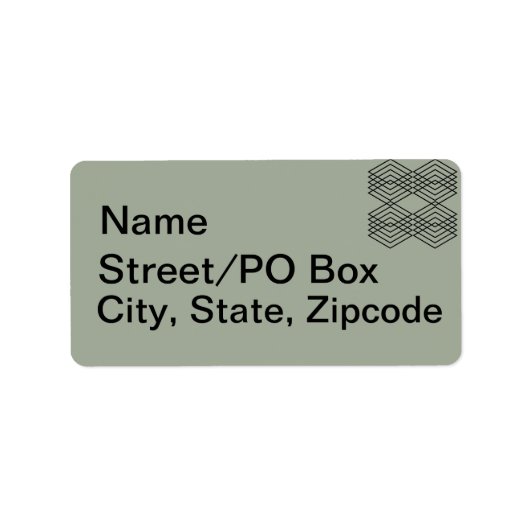 大きい白黒ダイヤモンド横のXL ラベル (正面)