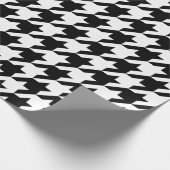 大きい白黒千鳥格子のな包装紙 ラッピングペーパー (角)