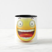 大きい目の顔のマグ マグカップ (中央)