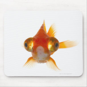 大きい目2を持つ金魚 マウスパッド