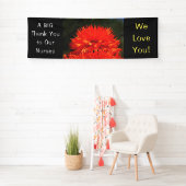 大きい看護します私達がRNs愛する旗をありがとう 横断幕 (インサイチュ)