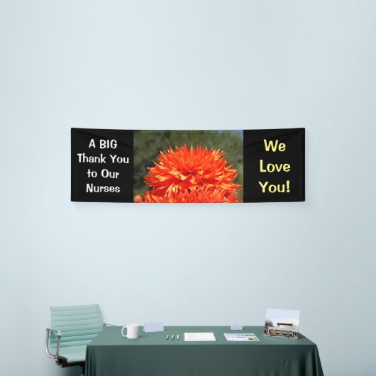 大きい看護します私達がRNs愛する旗をありがとう 横断幕 (トレードショー)