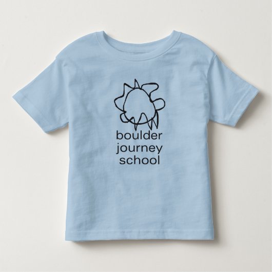 大きい石の旅行の学校の幼児のTシャツ トドラーTシャツ (正面)