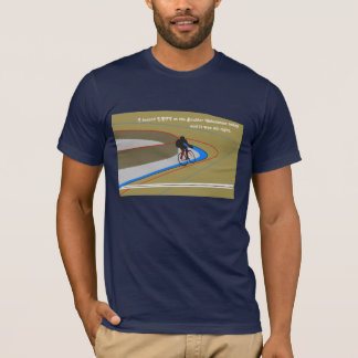 大きい石の自転車競技場で左に曲がって下さい Tシャツ